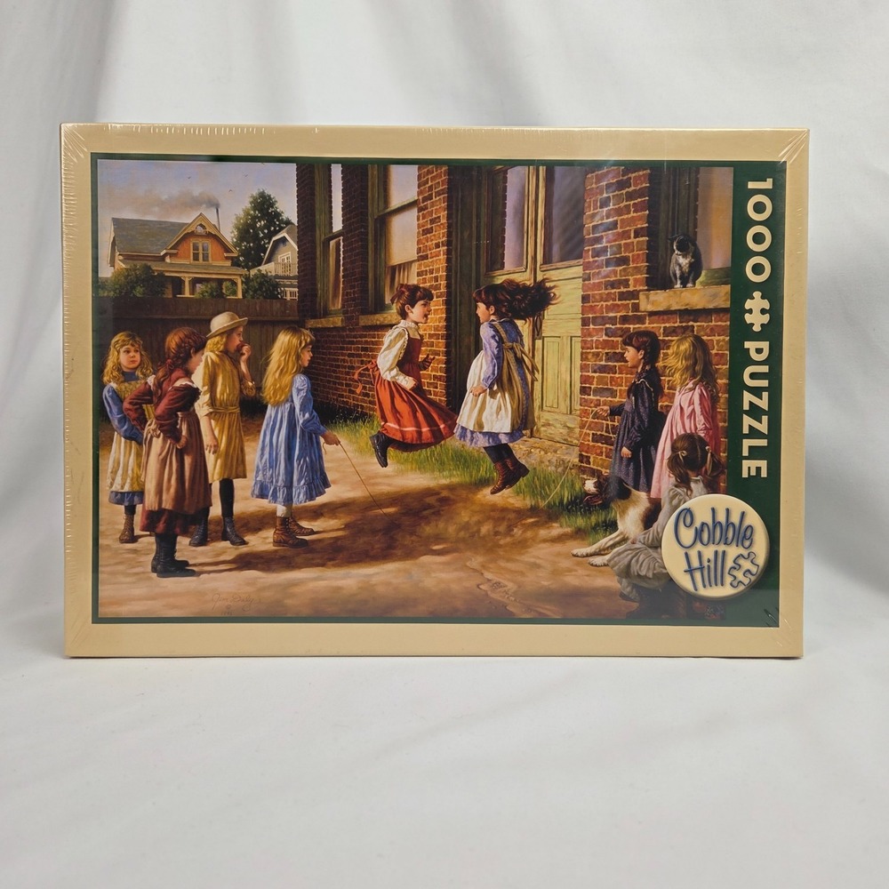 Cobble Hill 1000 Piece Jigsaw Puzzle " Just Before The Bell" Jim Daly Sealed Box